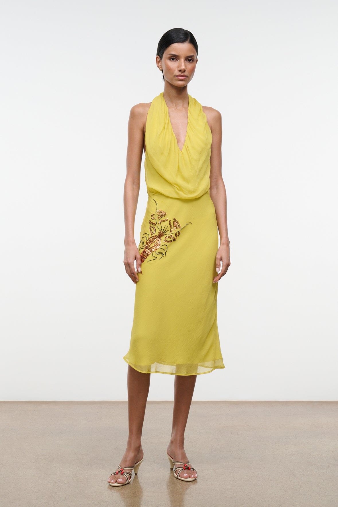 STAUD | Simona Dress Citron