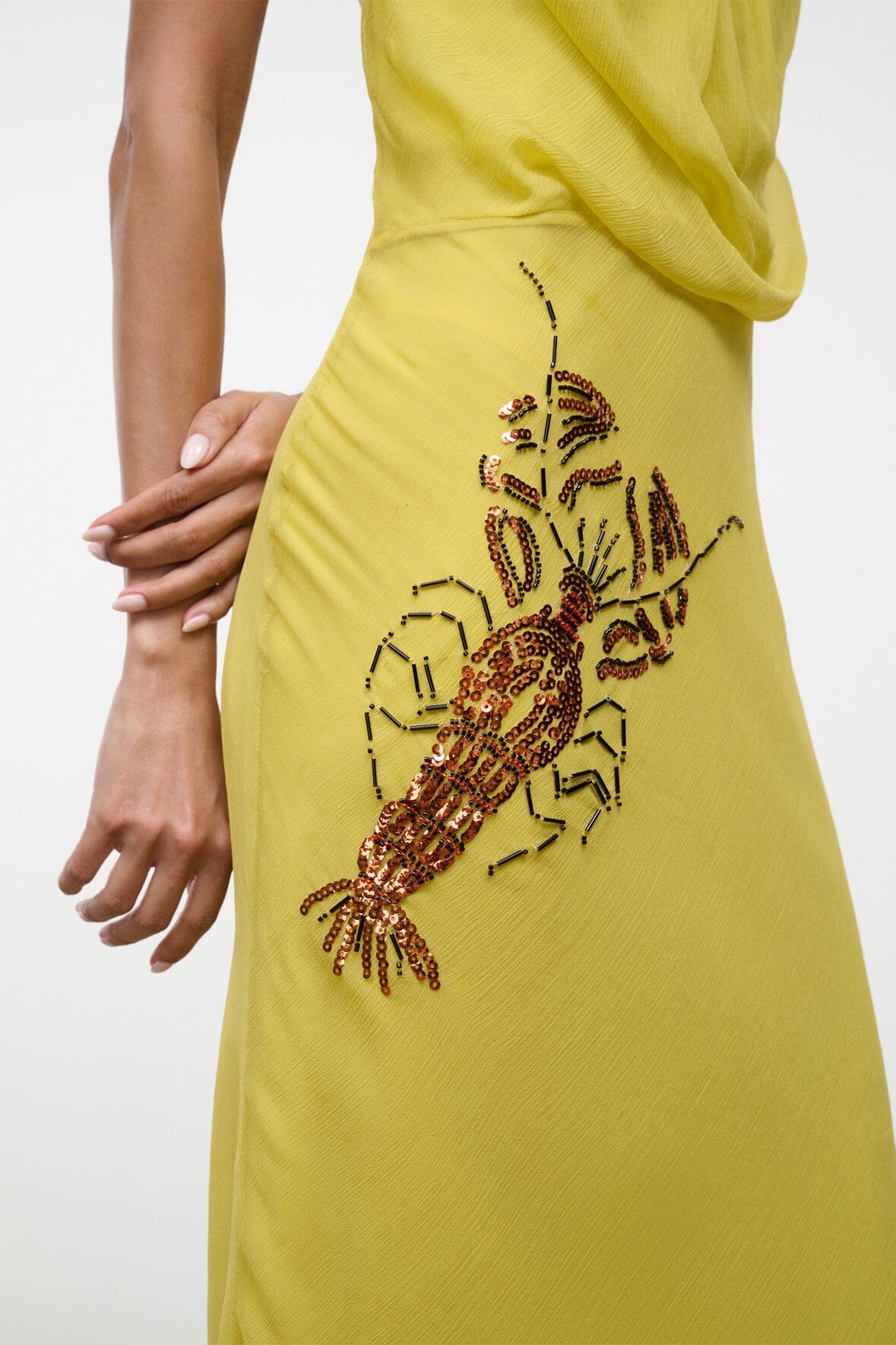 STAUD | Simona Dress Citron