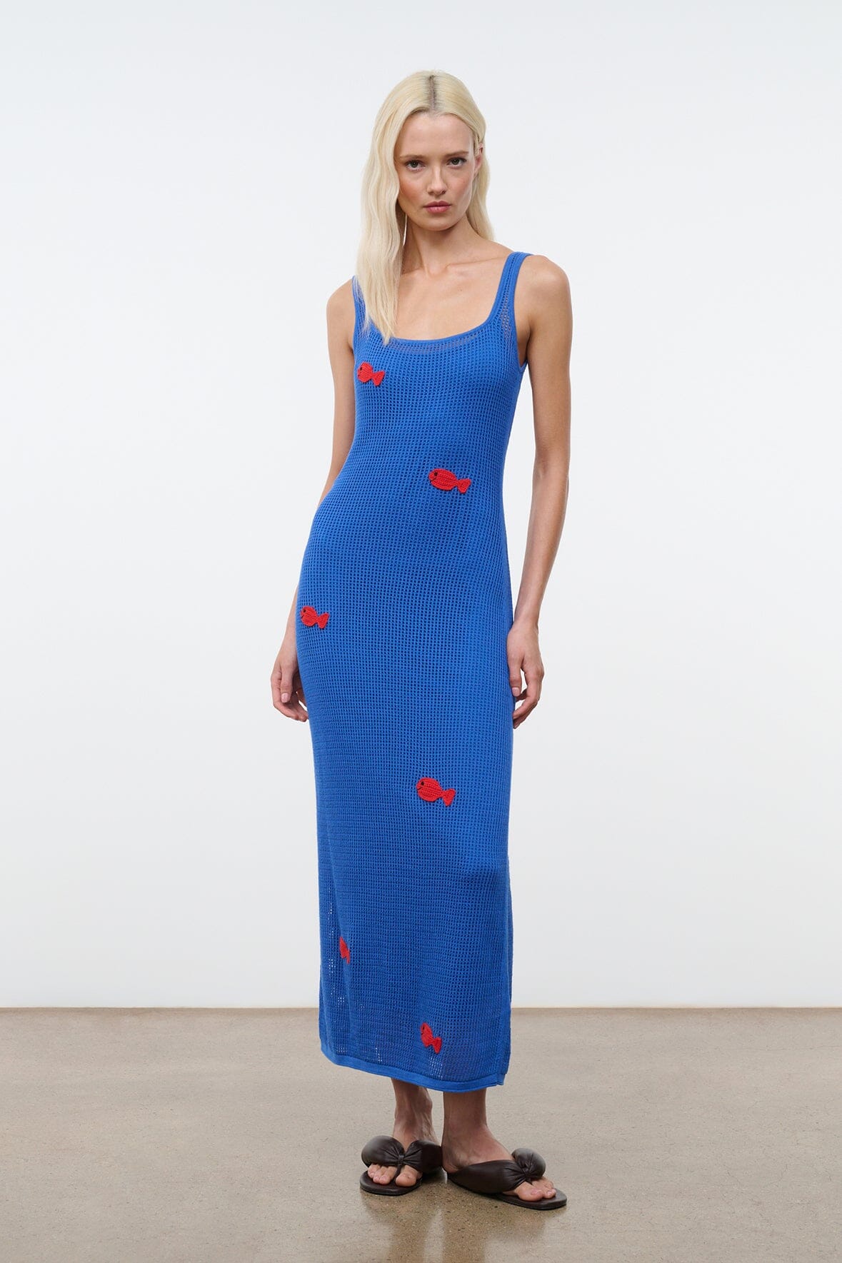 STAUD | Pietro Dress Da Adolfo Blue