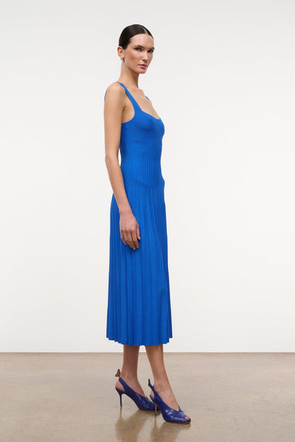 STAUD | Ellison Dress Cobalt