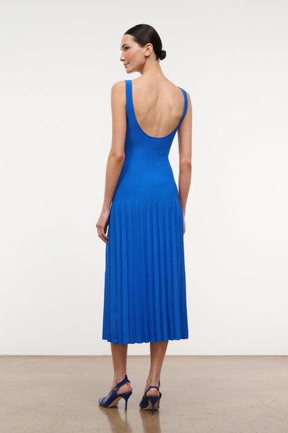 STAUD | Ellison Dress Cobalt