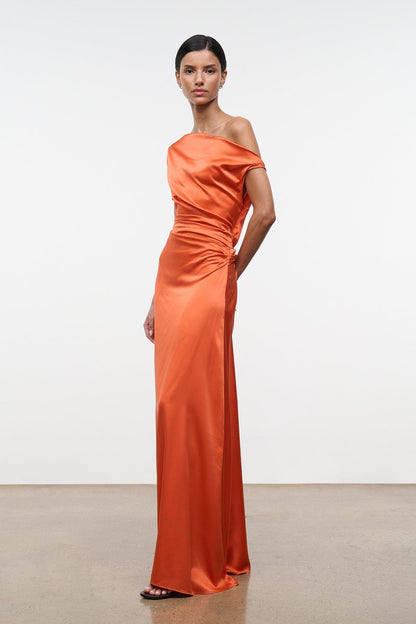 STAUD | Phare Silk Maxi Dress Koi