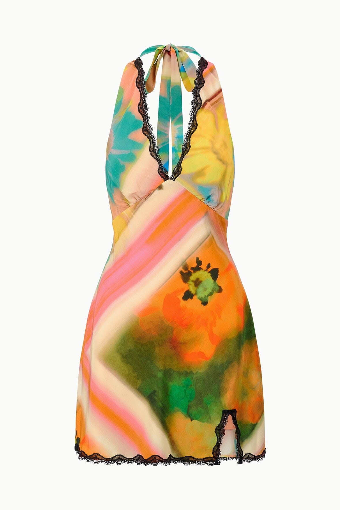 STAUD | Lucca Mini Dress Superbloom Scarf