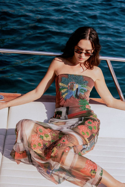 STAUD | Liliana Dress Superbloom Scarf