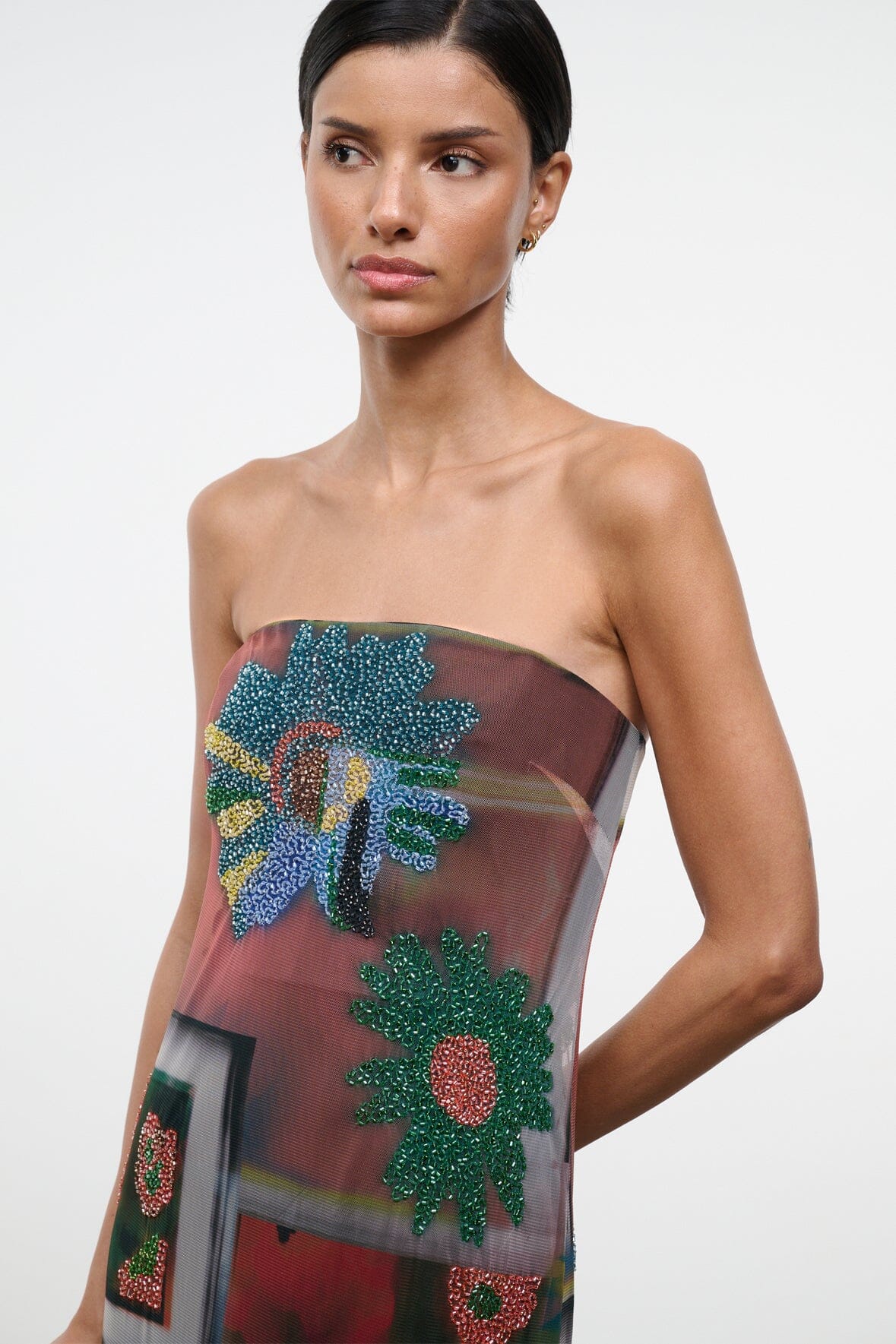 STAUD | Liliana Dress Superbloom Scarf