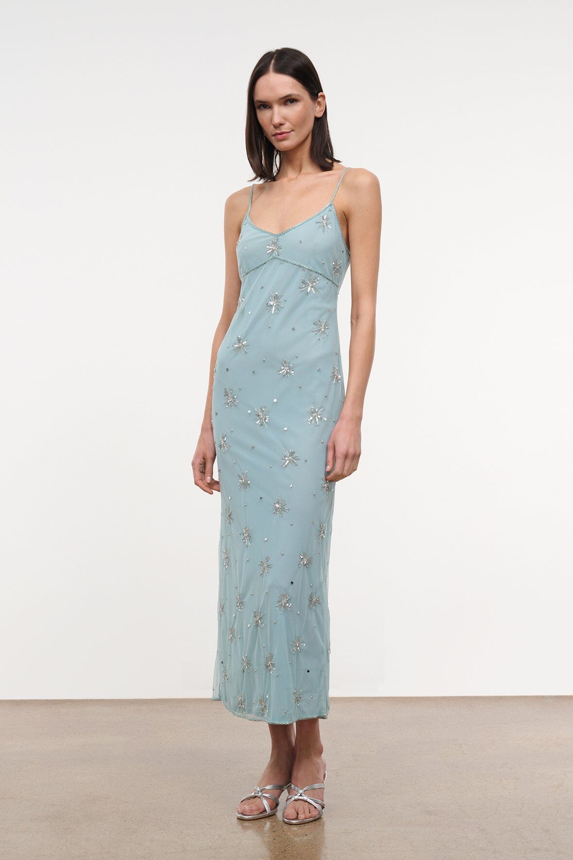 STAUD | Azzurra Dress Lakeside