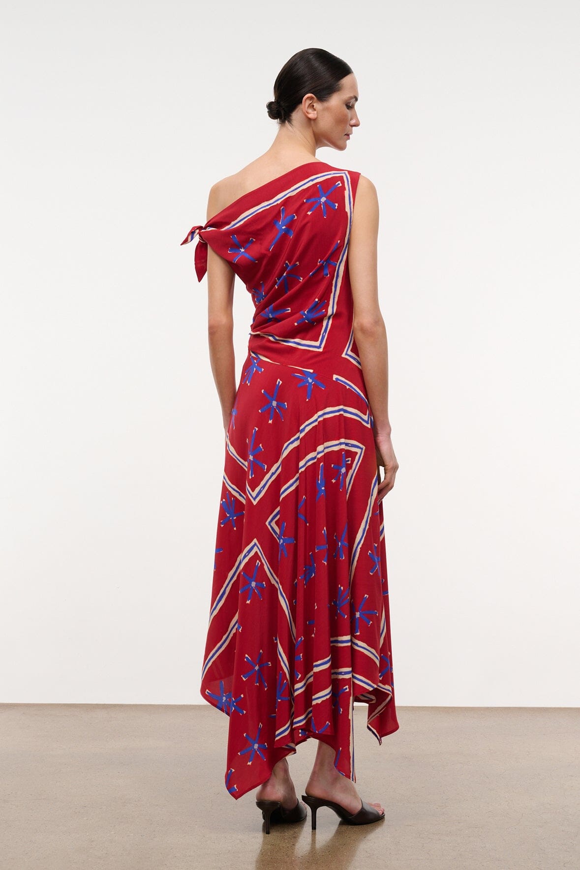 STAUD | Portia Dress Painted Foulard
