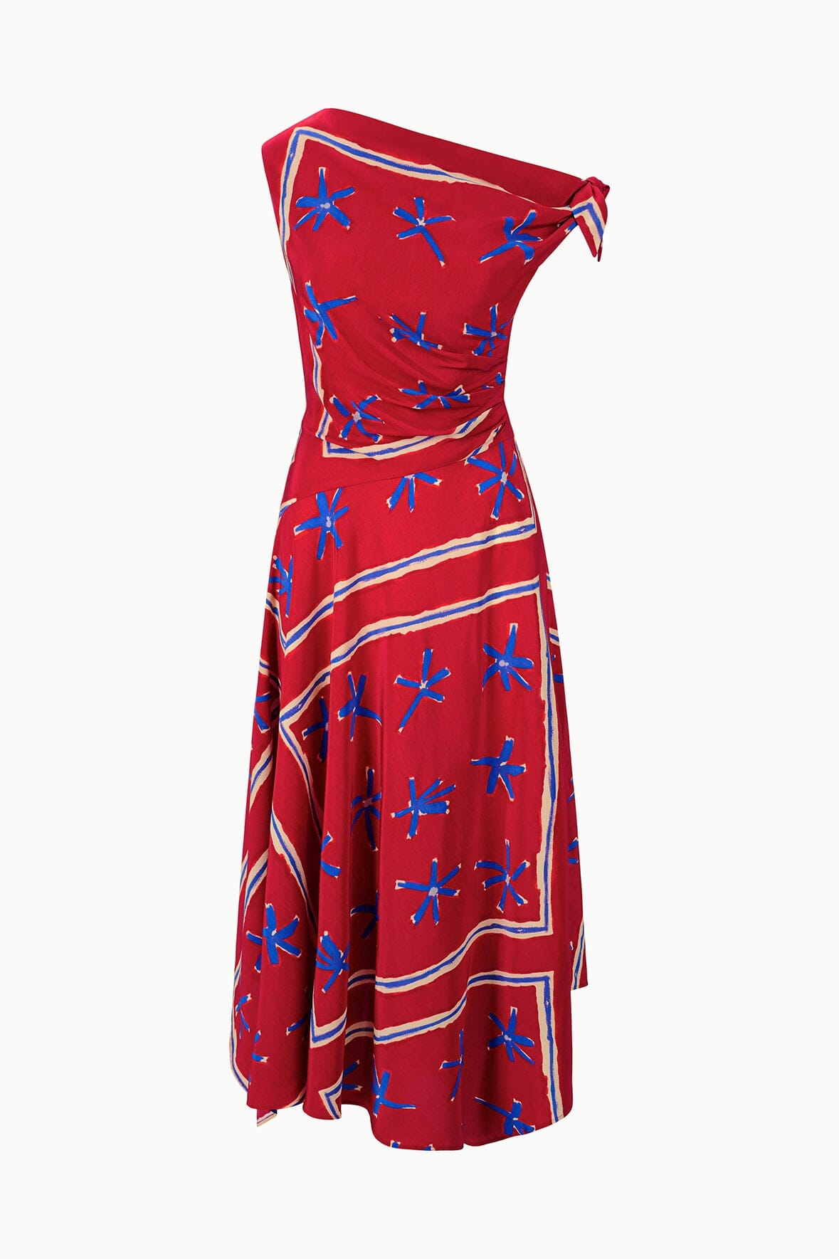 STAUD | Portia Dress Painted Foulard