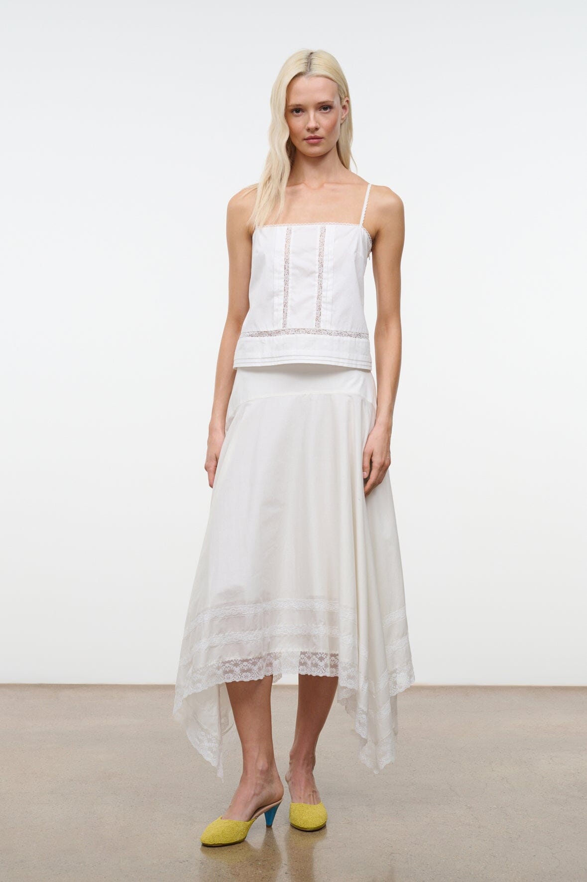 STAUD | Corinna Top Ivory