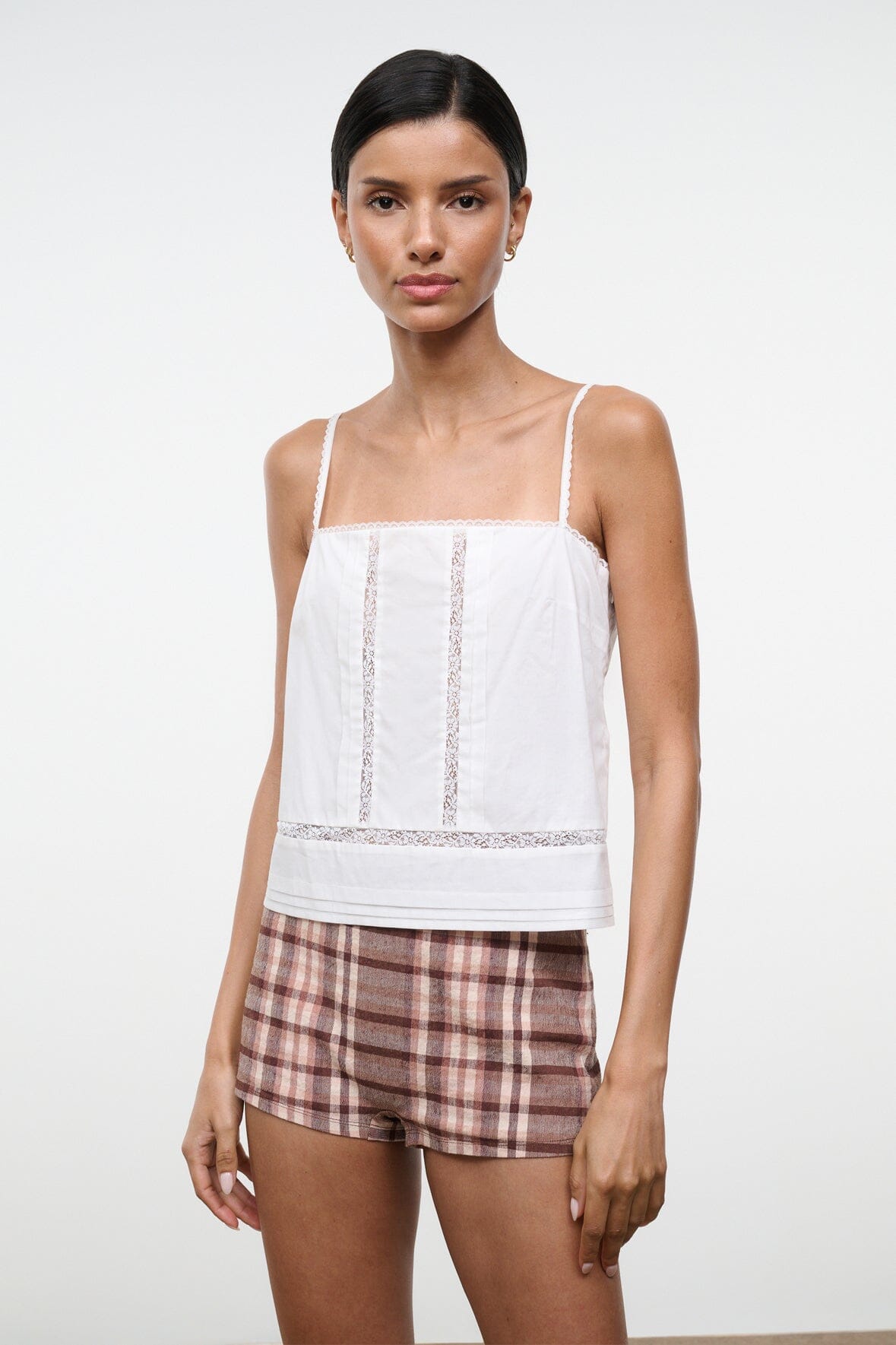 STAUD | Corinna Top Ivory
