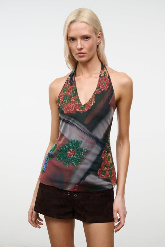 STAUD | Felice Top Superbloom Scarf