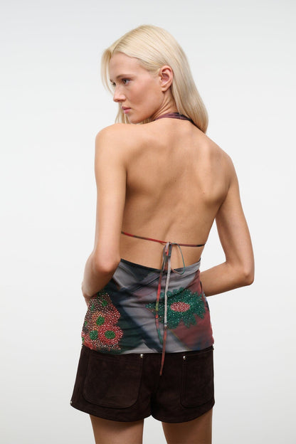 STAUD | Felice Top Superbloom Scarf