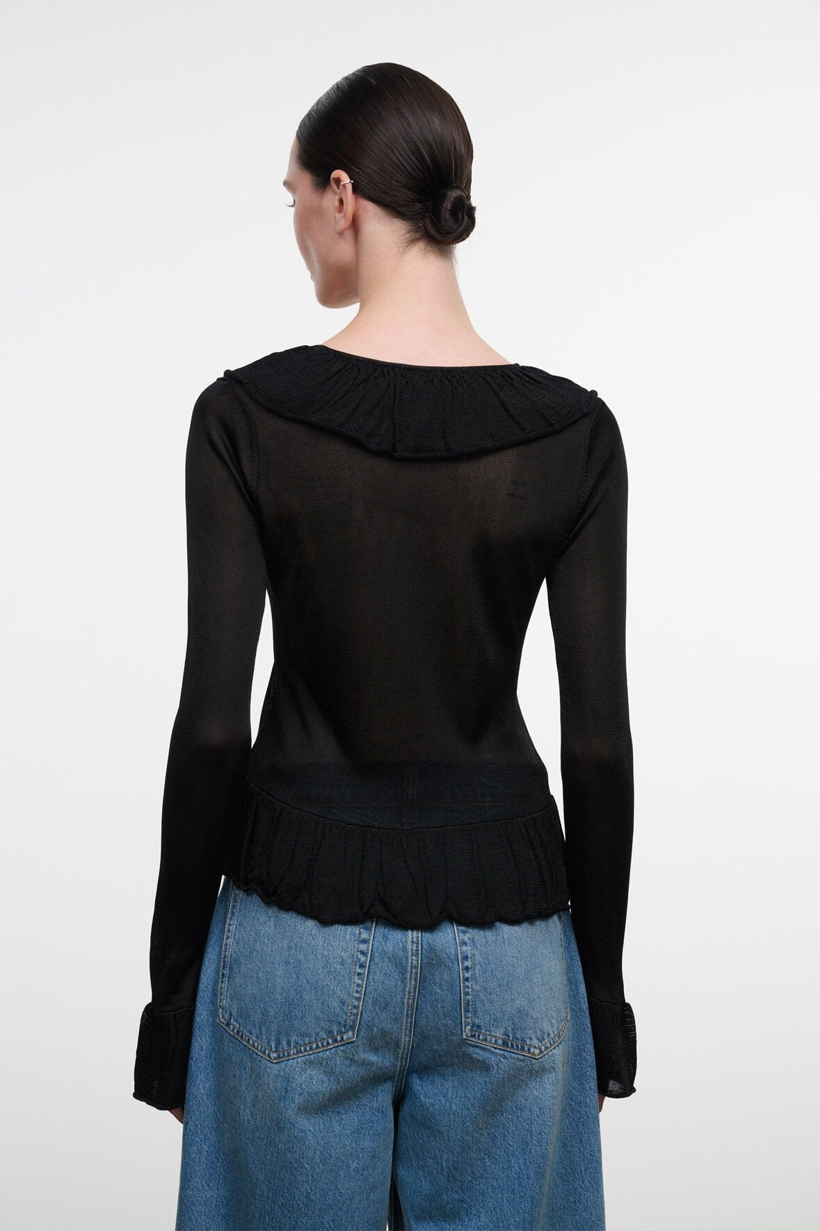 STAUD | Kiko Top Black