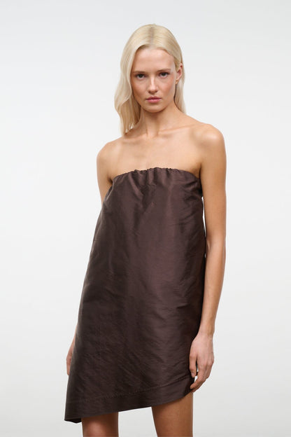 STAUD | Georgia Silk Convertible Top Earth