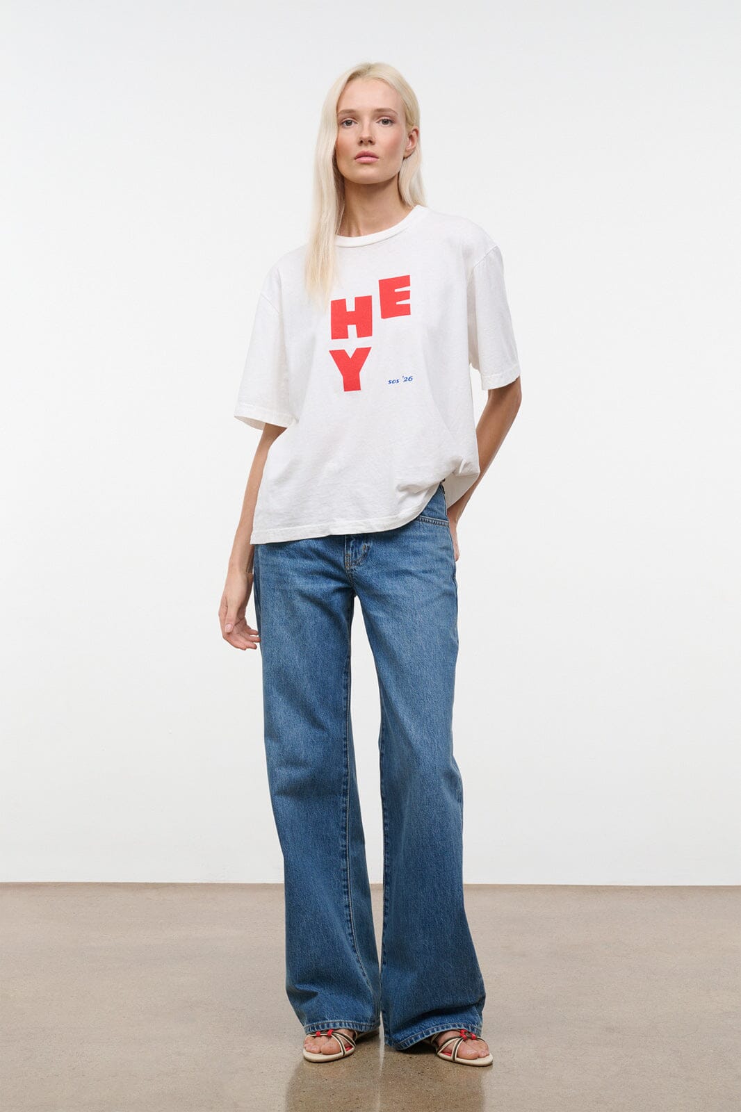STAUD | Liam Relaxed Tee Hey