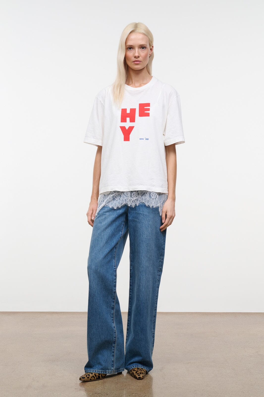 STAUD | Liam Relaxed Tee Hey