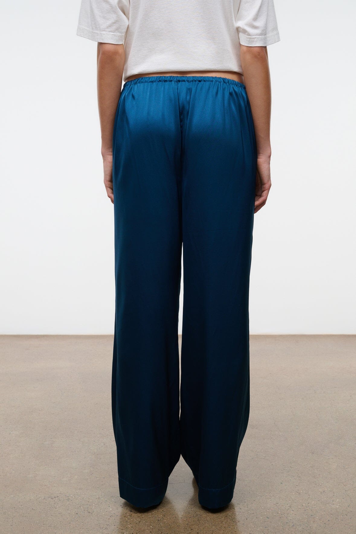 STAUD | Stroll Silk Pant Harbor