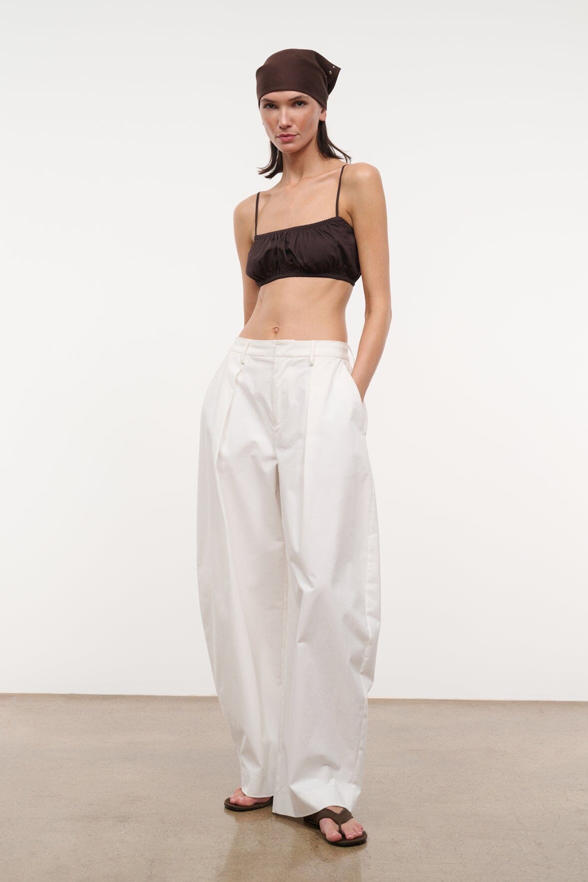 STAUD | Elias Pant White
