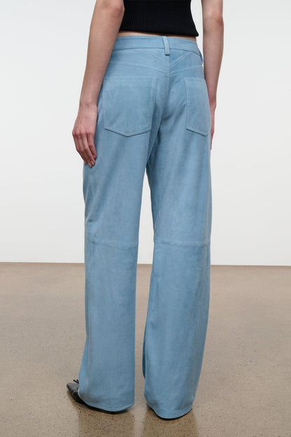STAUD | Gus Suede Pant Sky