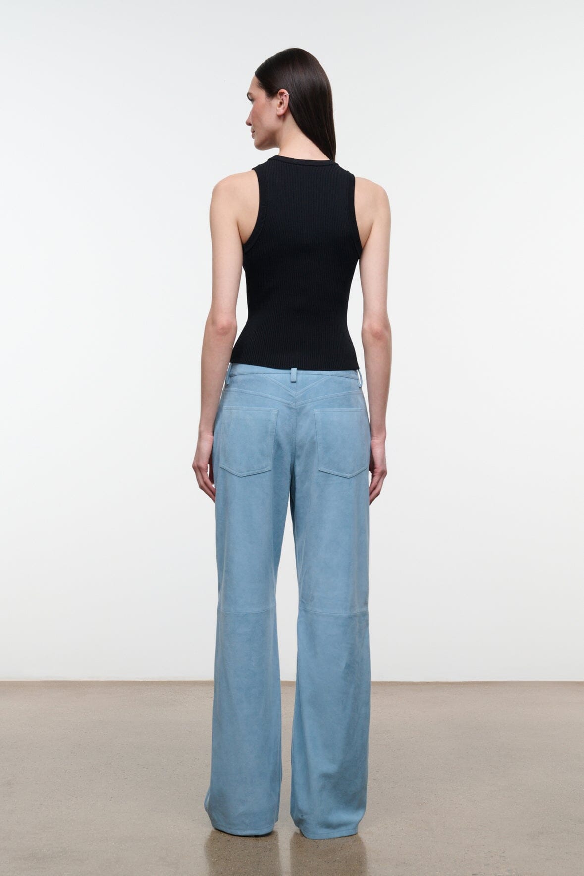 STAUD | Gus Suede Pant Sky