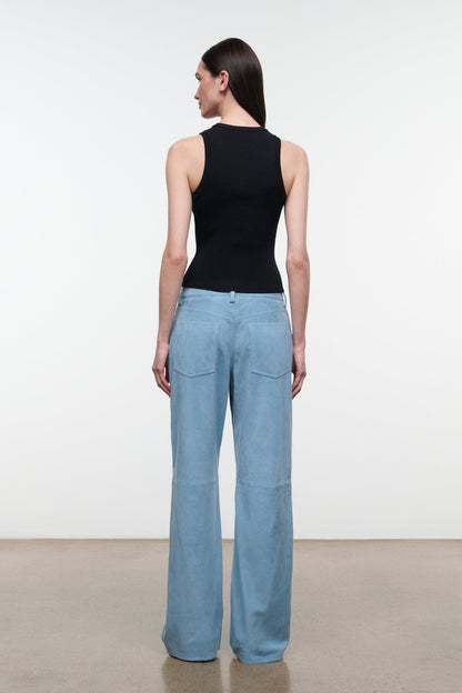 STAUD | Gus Suede Pant Sky