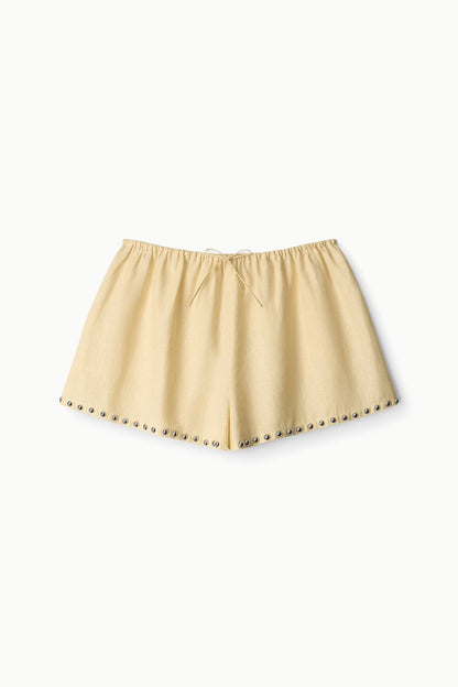STAUD | Paddle Linen Short Butter Studs