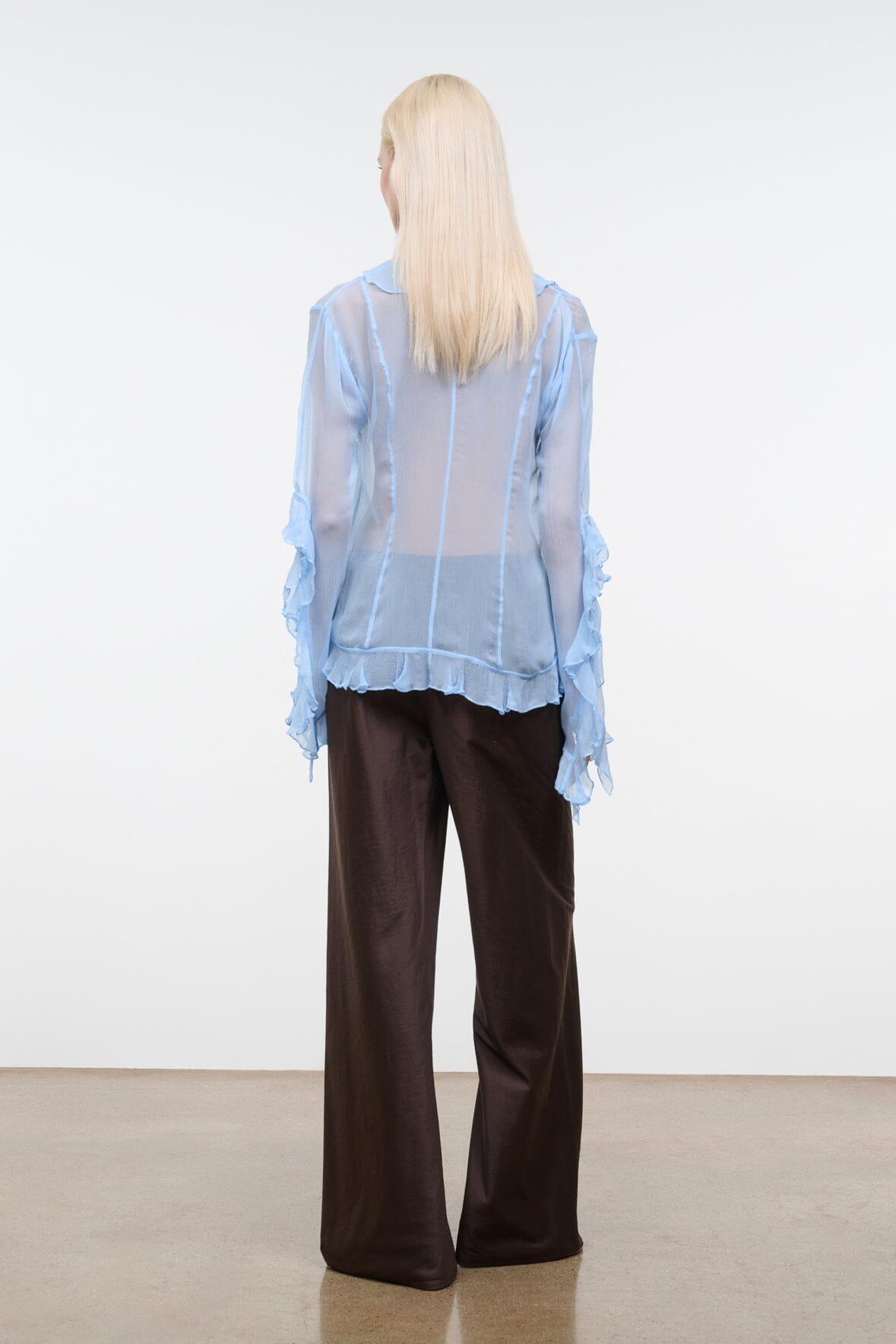 STAUD | Stroll Silk Pant Earth