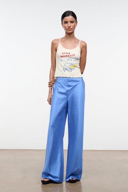 STAUD | Stroll Silk Pant Coast