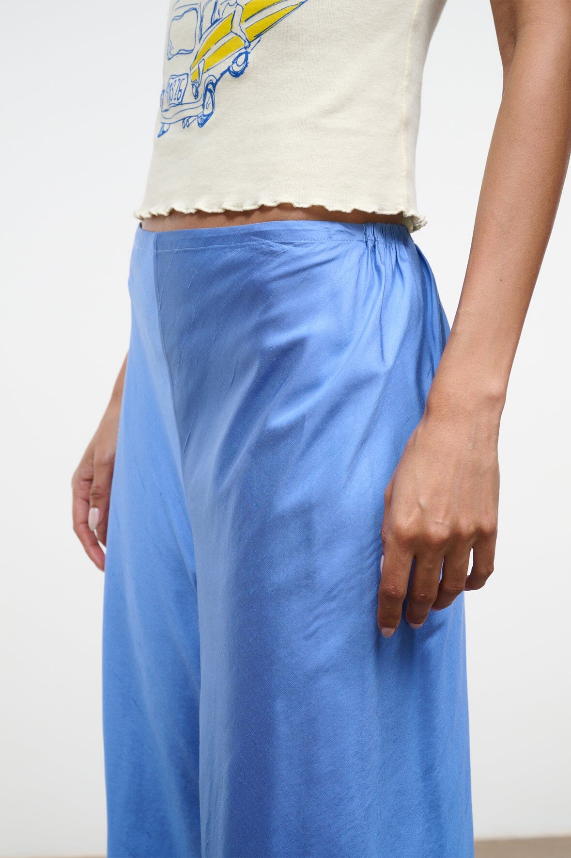 STAUD | Stroll Silk Pant Coast