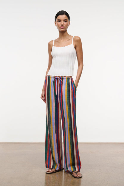 STAUD | Mateo Pant Artist Stripe