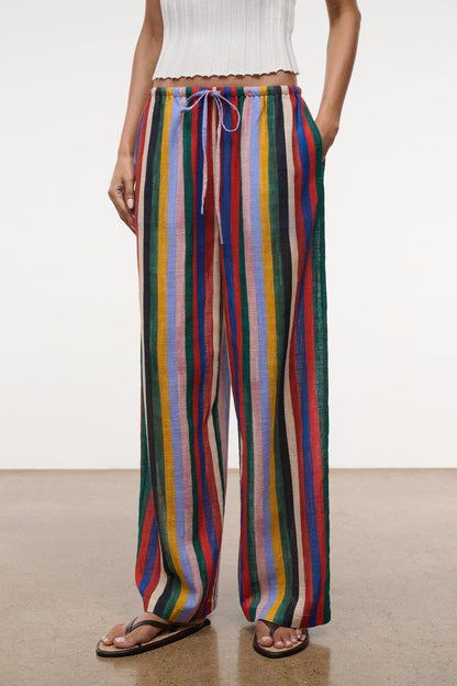 STAUD | Mateo Pant Artist Stripe
