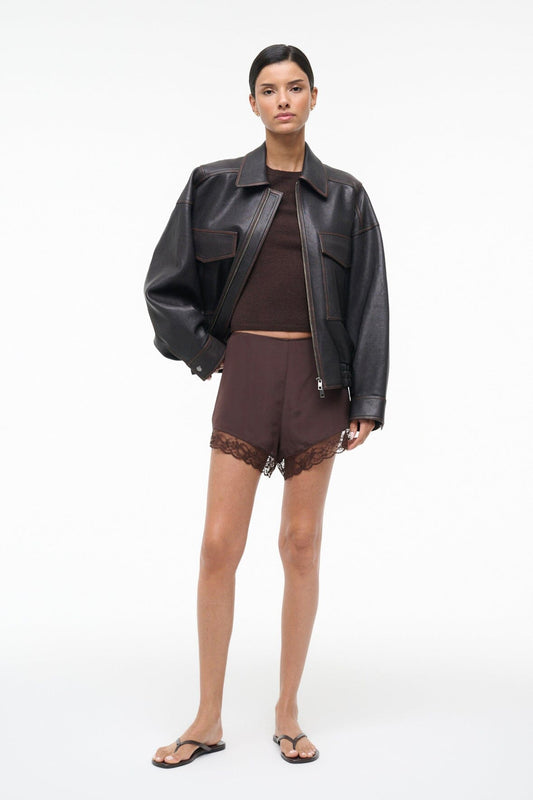 STAUD | Von Silk Short Earth