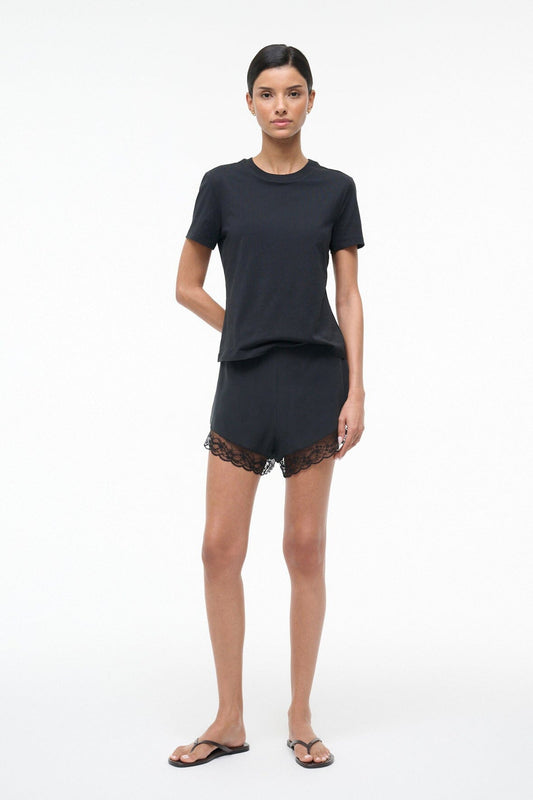 STAUD | Von Silk Short Black 1