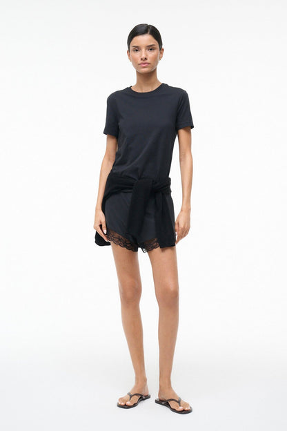 STAUD | Von Silk Short Black 1