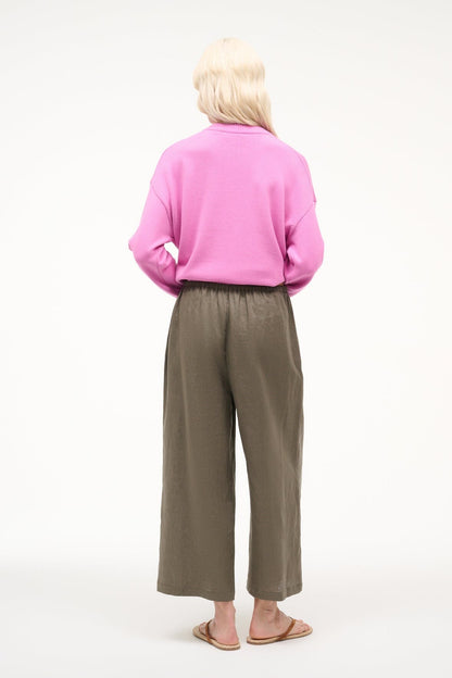STAUD | Mateo Linen Pant Thyme
