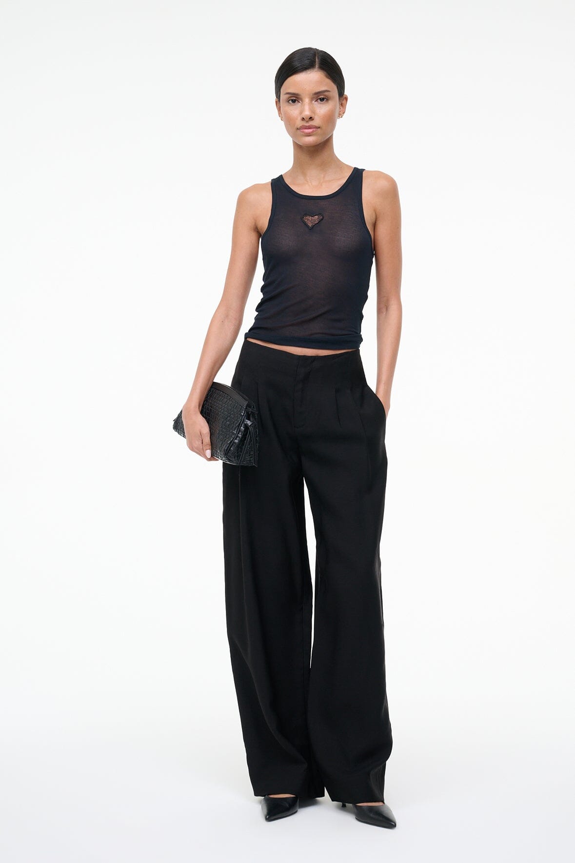 STAUD | Pierre Pant Black