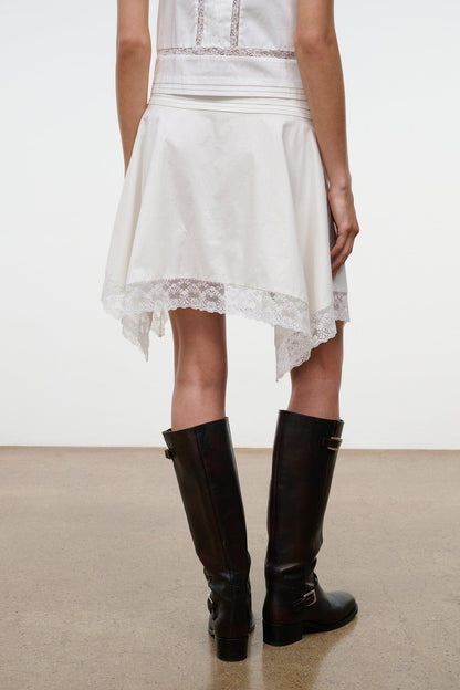 STAUD | Layla Skirt Ivory