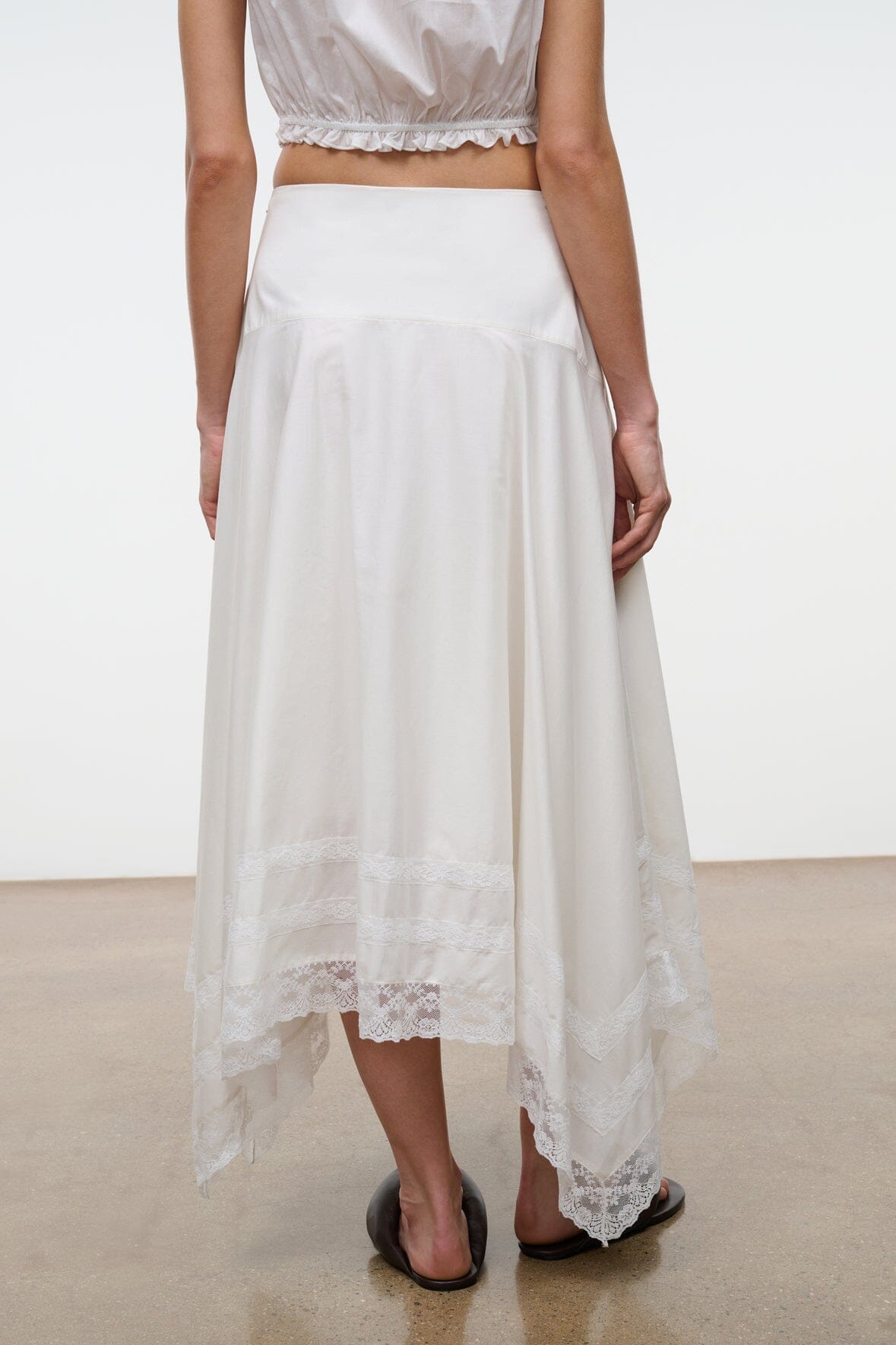 STAUD | Ainsley Skirt Ivory
