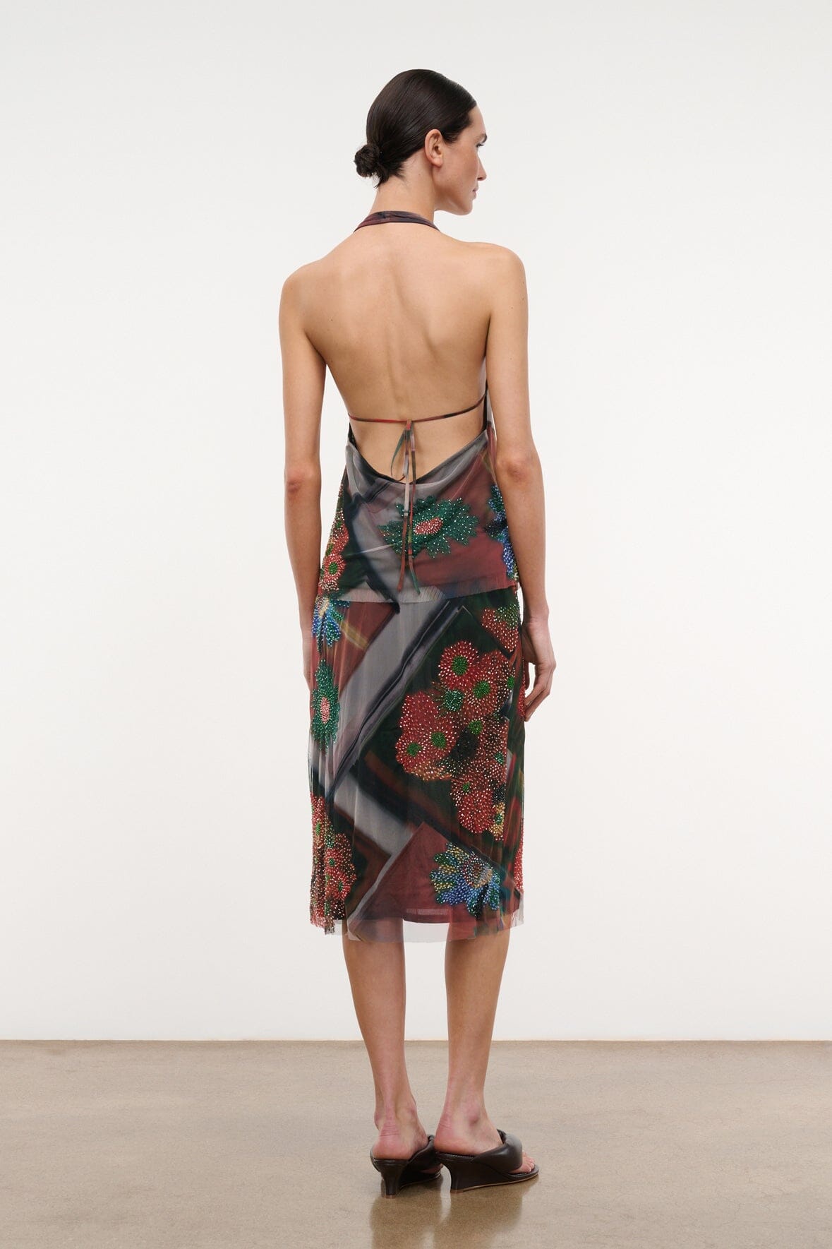 STAUD | Lucia Skirt Superbloom Scarf