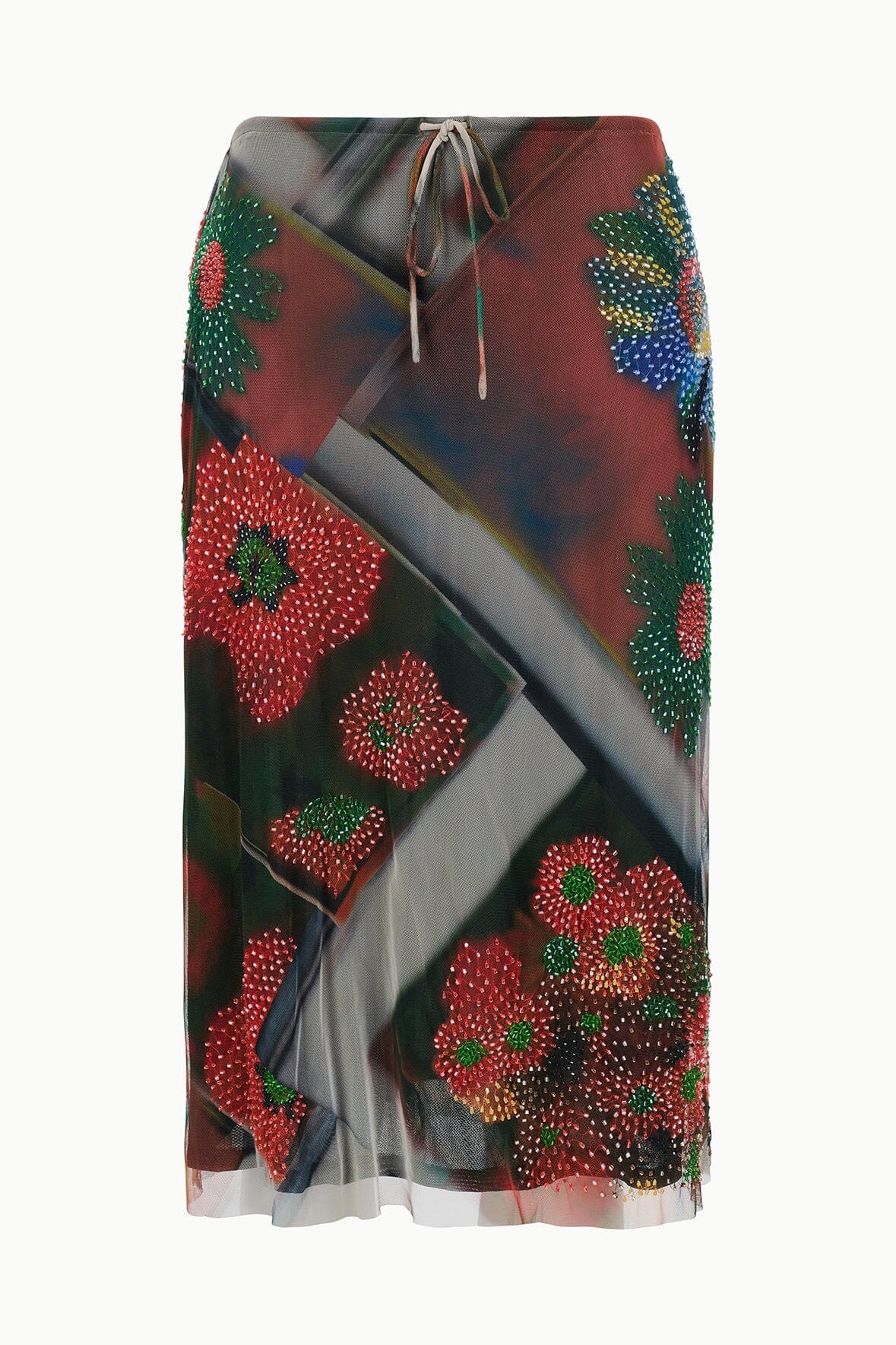 STAUD | Lucia Skirt Superbloom Scarf