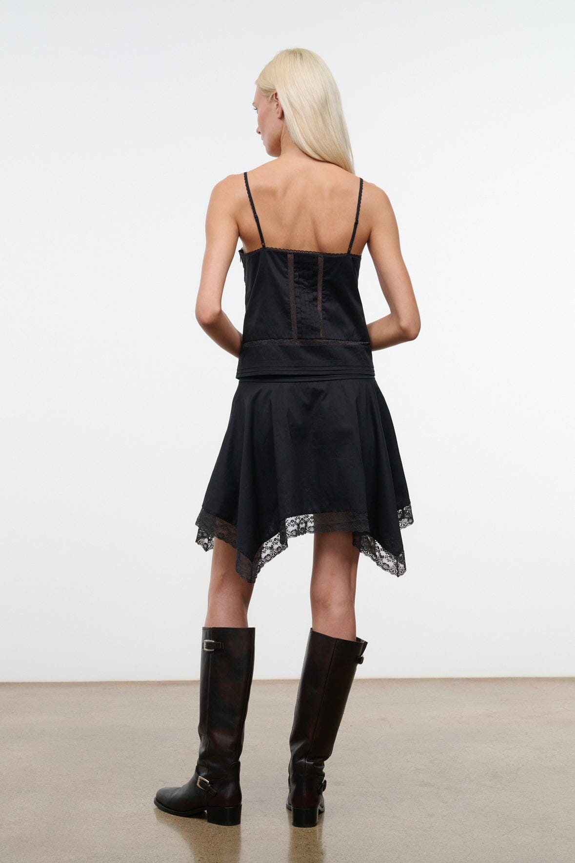 STAUD | Layla Skirt Black