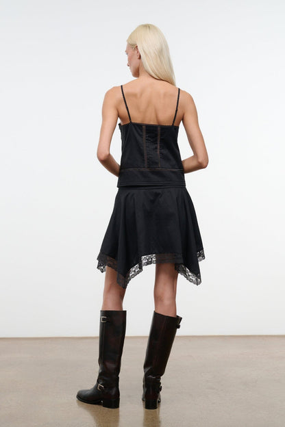 STAUD | Layla Skirt Black