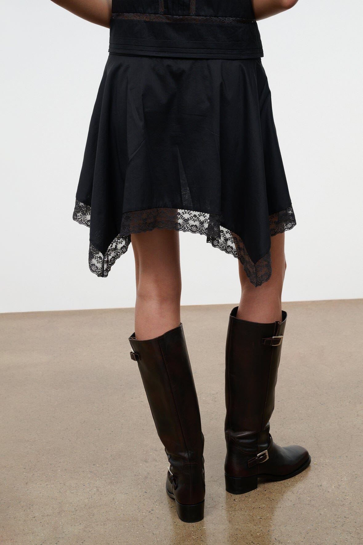 STAUD | Layla Skirt Black