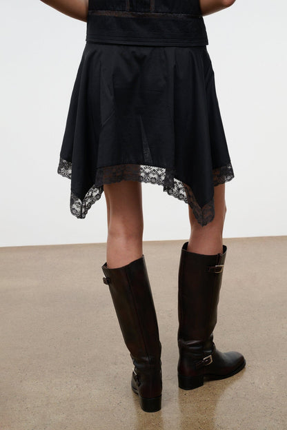 STAUD | Layla Skirt Black