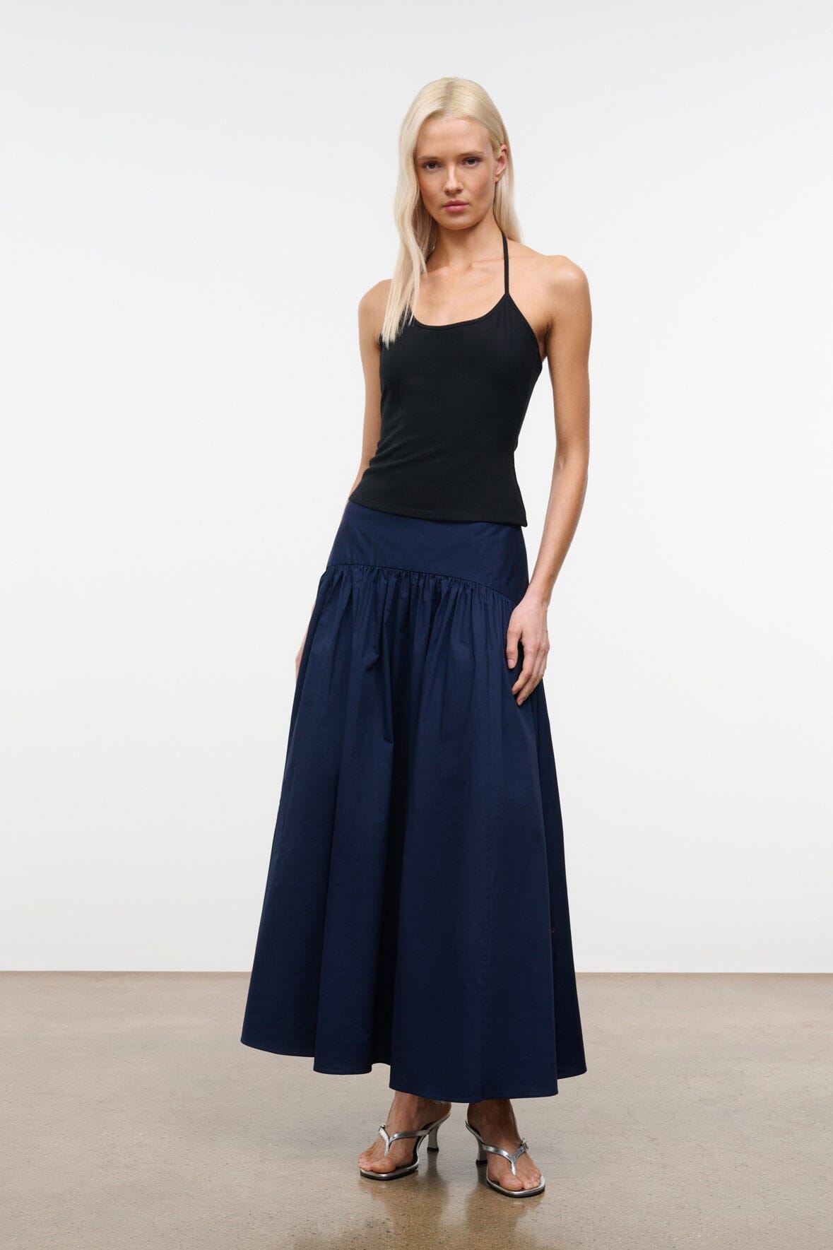 STAUD | Procida Skirt Navy