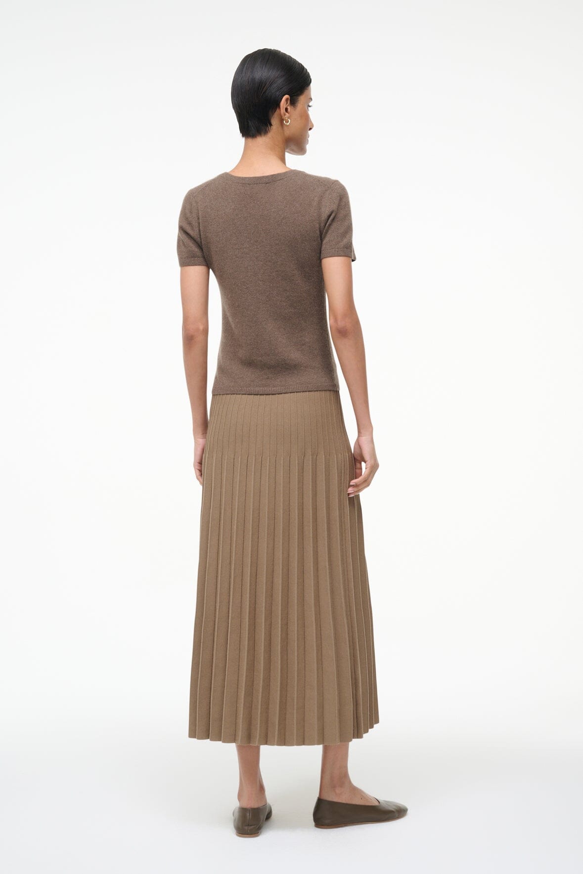 STAUD | Lena Skirt Taupe