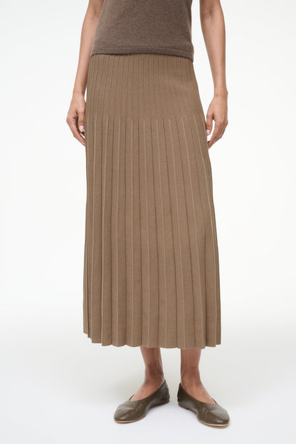 STAUD | Lena Skirt Taupe