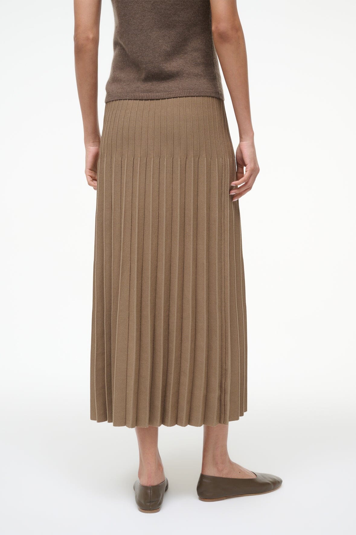 STAUD | Lena Skirt Taupe