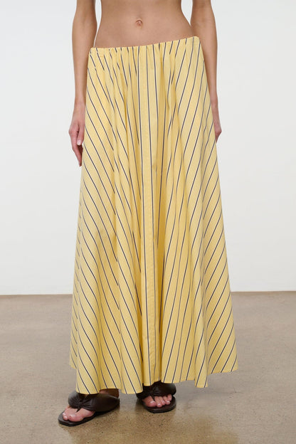 STAUD | Milano Skirt Monday Stripe