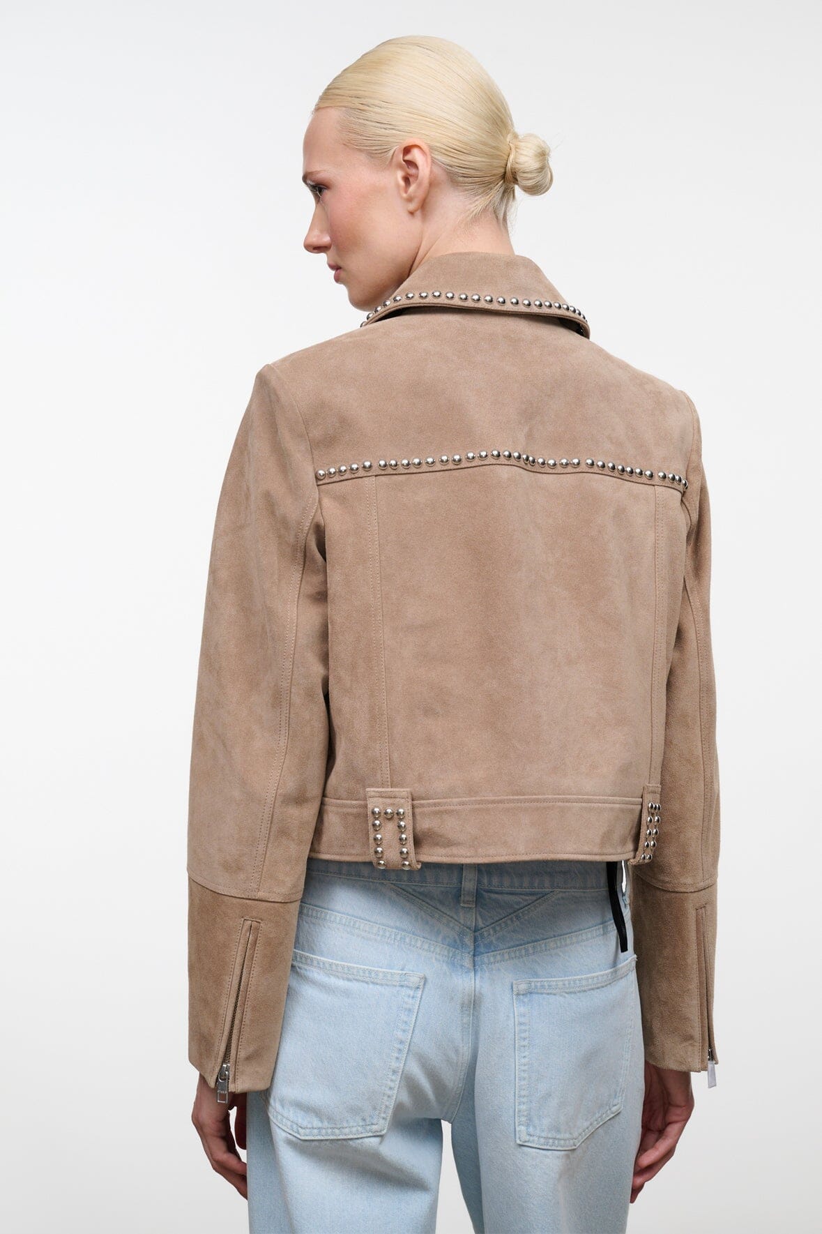 STAUD | Hugo Suede Jacket Dune